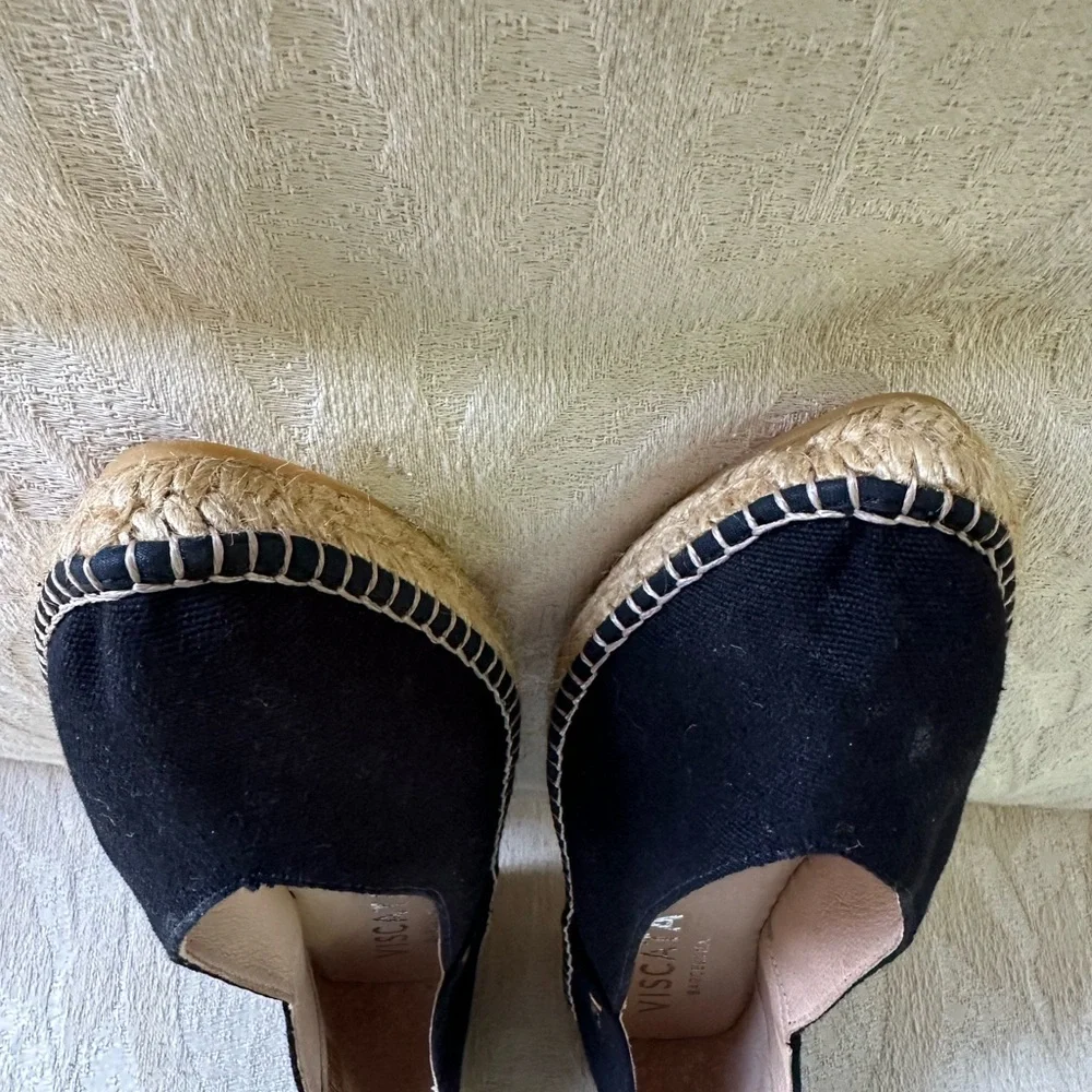 NWOT VISCATA BARCELONA ESPADRILLE ‎ Women's Black Espadrilles